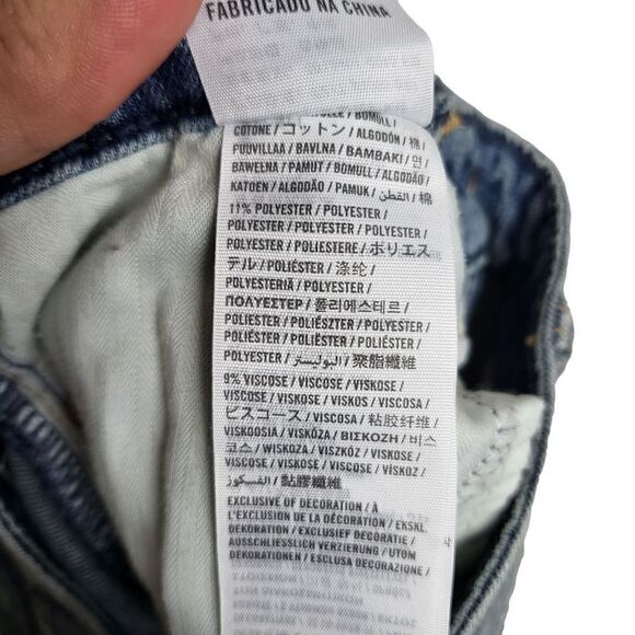 Abercrombie & Fitch The A&F High Rise Embellished Super Skinny Jean Sz 0 - Picture 12 of 12